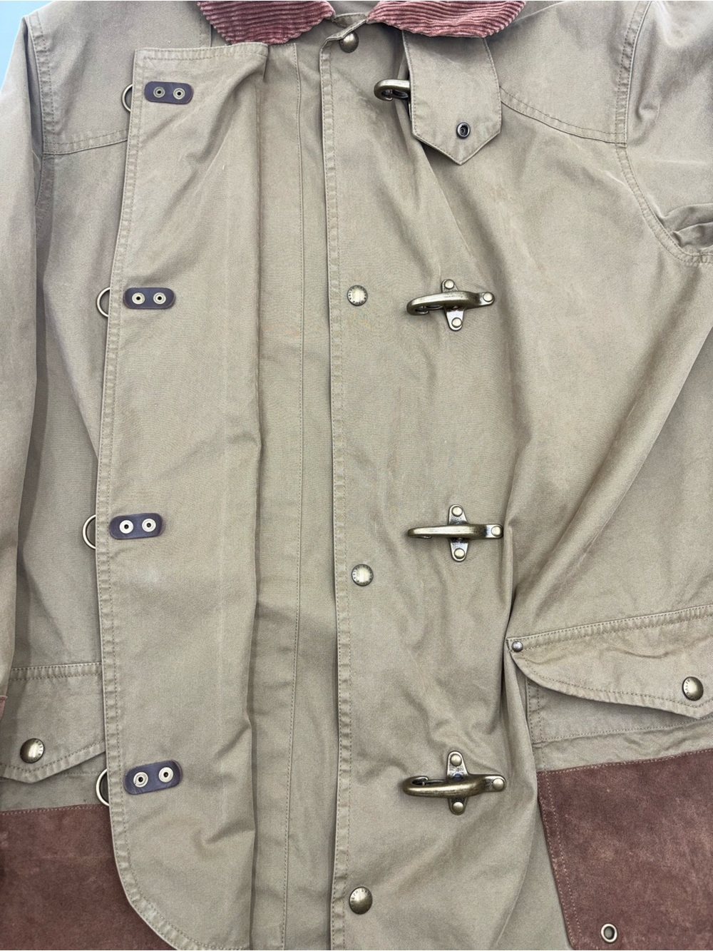 Vintage Rare Polo Ralph Lauren 1980s fireman jacket brown MEDIUM!!! - Picture 13 of 16